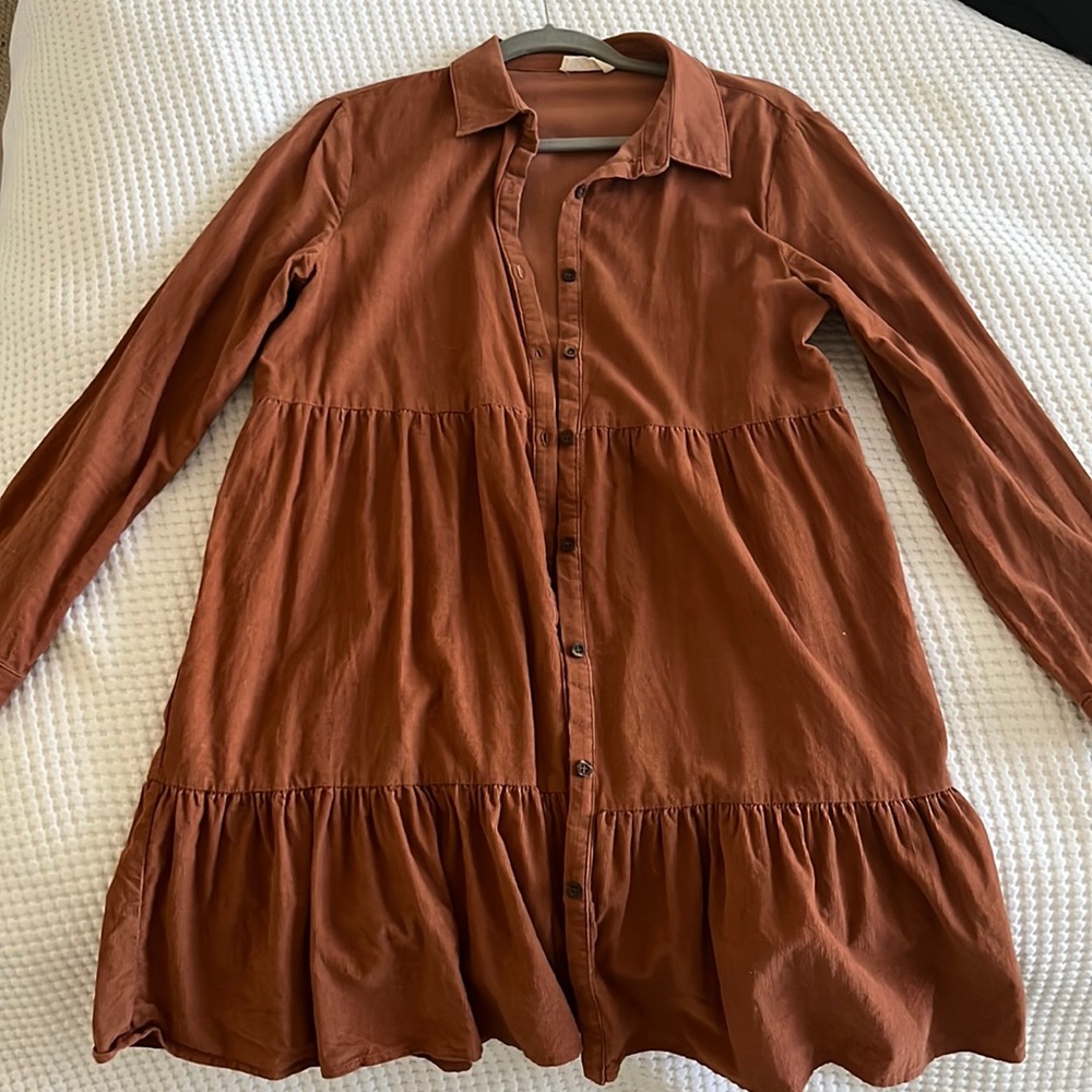Roolee rust color dress